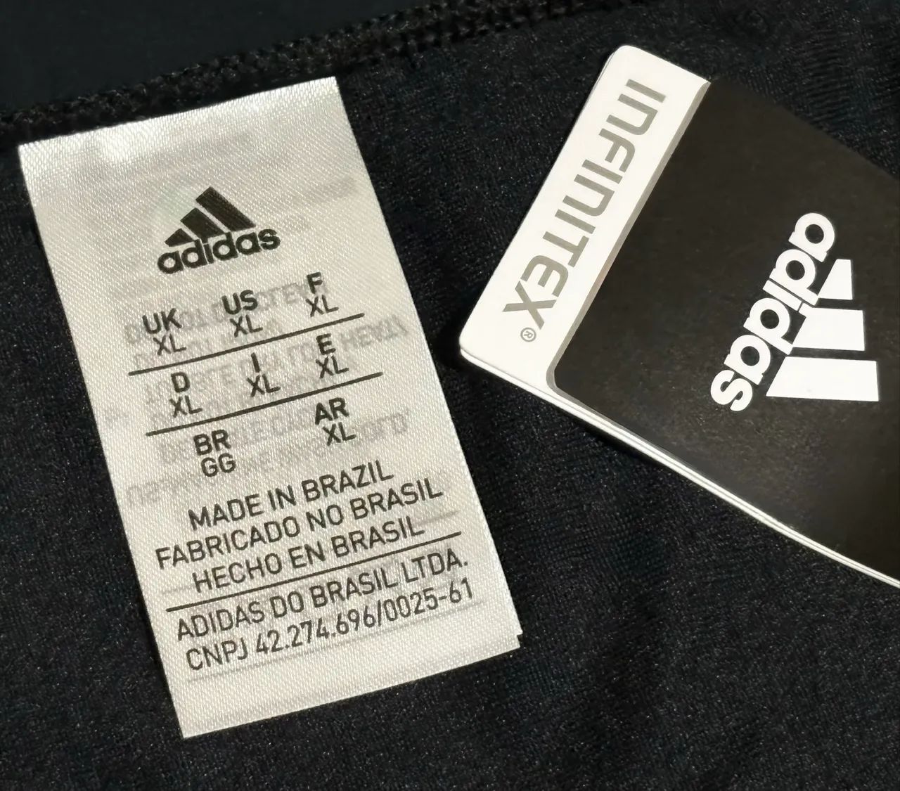 Sunga ADIDAS, NOVA. Cor Preto com recortes em Azul. - Foto 4
