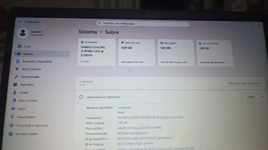 Notebook Lenovo, muito novo pouco usado - Foto 4
