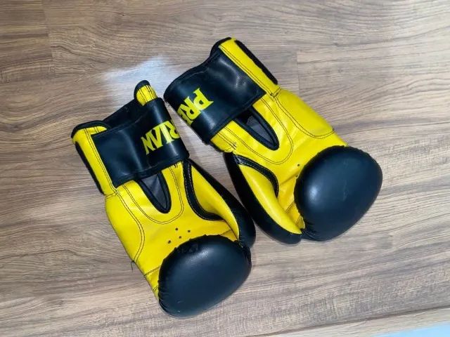 Kit Luva 12 Oz e Caneleira p/ Muay Thai - Foto 2