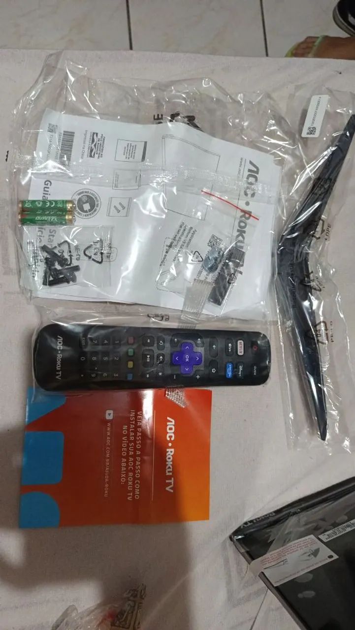 Tv Smart 50 polegadas AOC Roku TV UHC - Foto 3