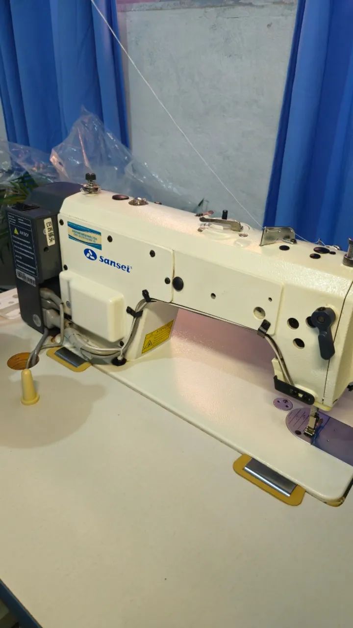 Máquina Reta Eletrônica Sansei SA-MQ5 - Excelente Estado - Foto 4