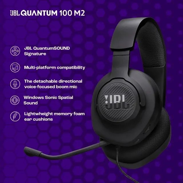Headset JBL quantum 100 m2 lacrado - Foto 2