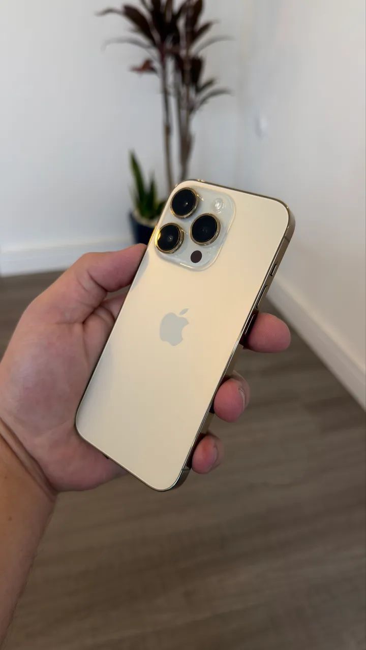 iPhone 14 Pro 128gb dourado  - Foto 3