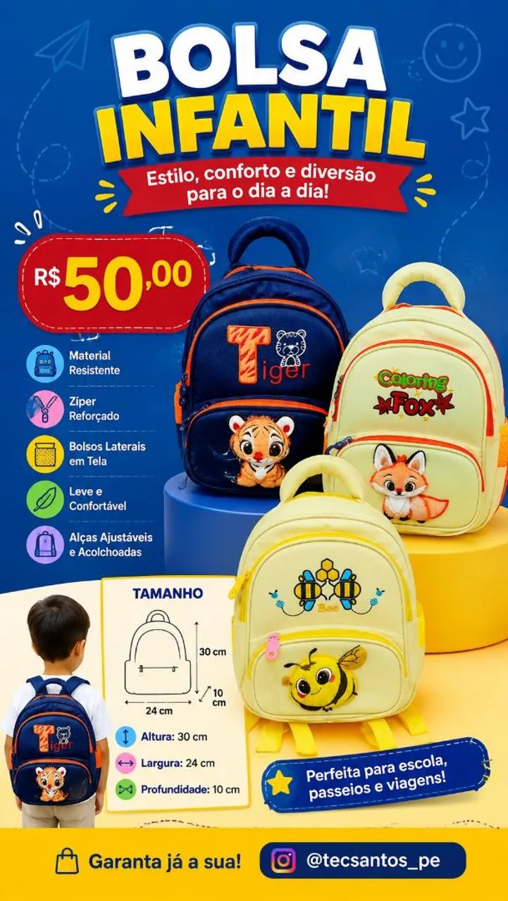 Bolsa infantil 