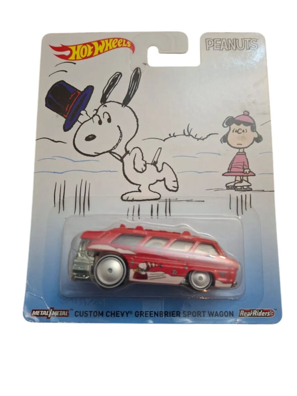 Hot Wheels Premium Custom Chevy Greenbier Sport Wagon Peanuts