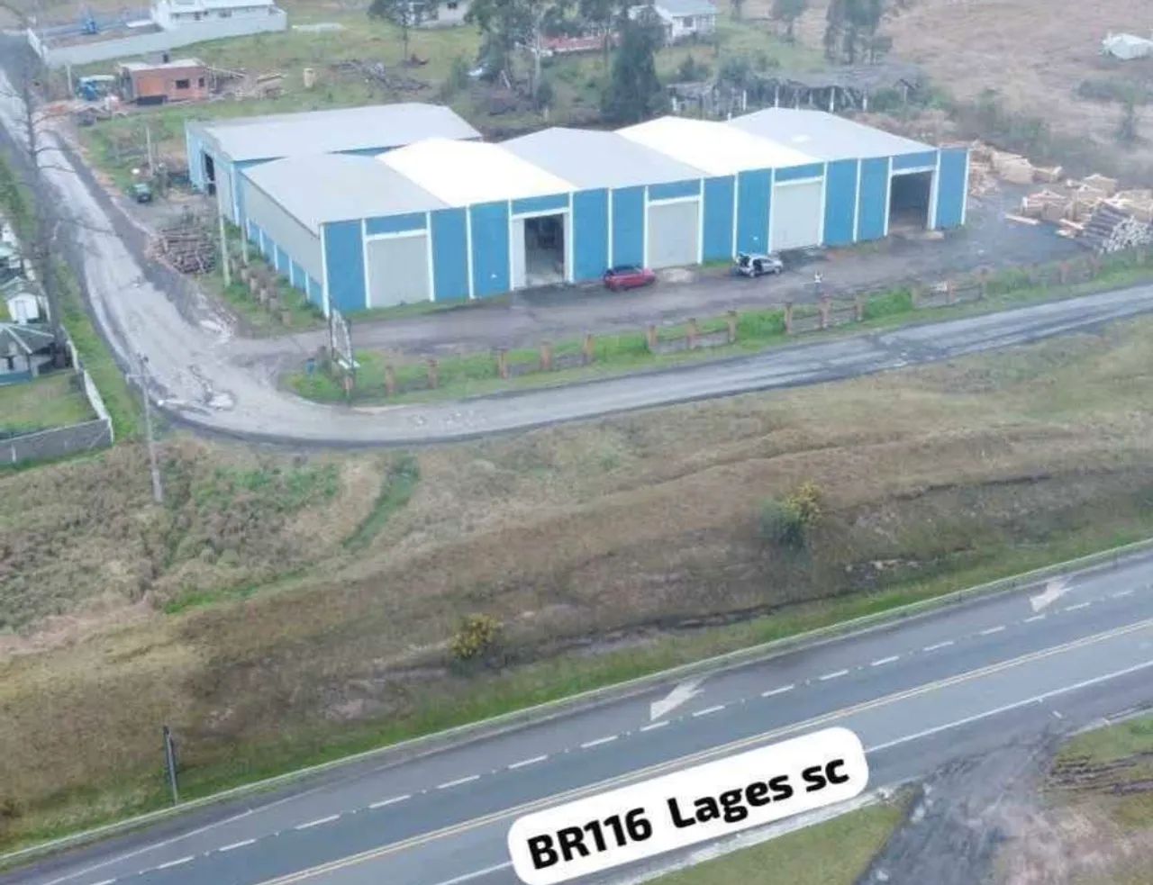 Alugo Galpão Pavilhão br 116 - Foto 2