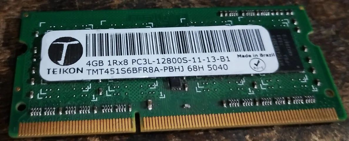 Memoria teikon pc3l 12800s 04gb