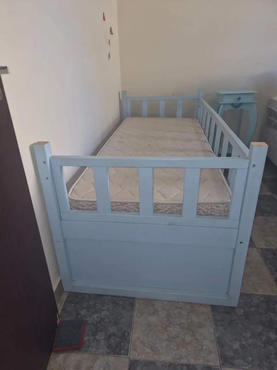 Cama infantil com colchão  - Foto 3