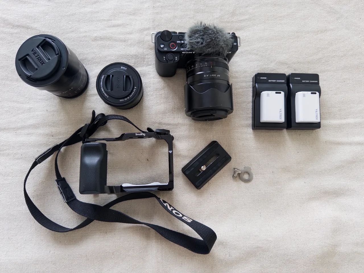 ZVE10 + Lentes e Acessórios 