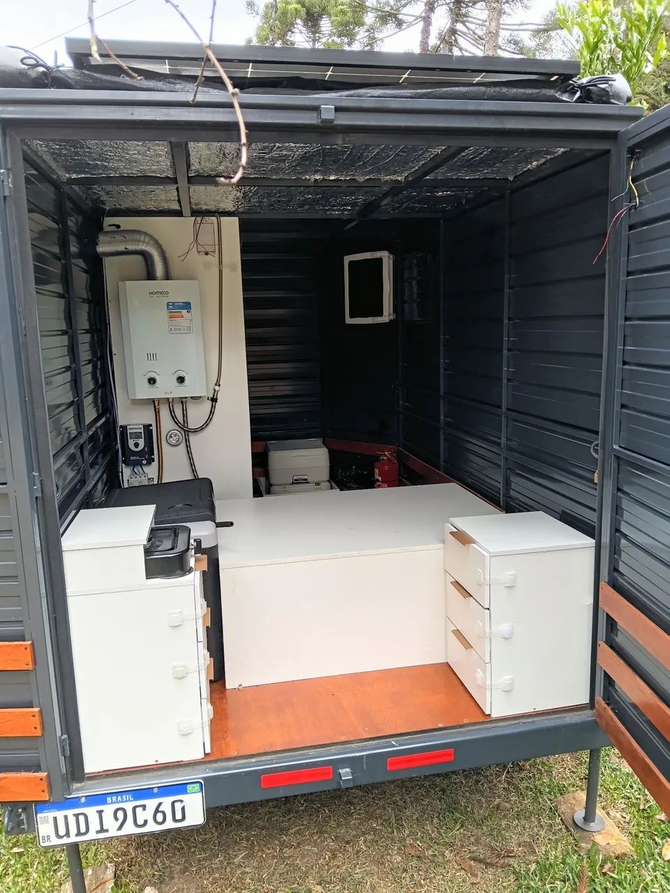 Carretinha motorhome equipada nova - Foto 5