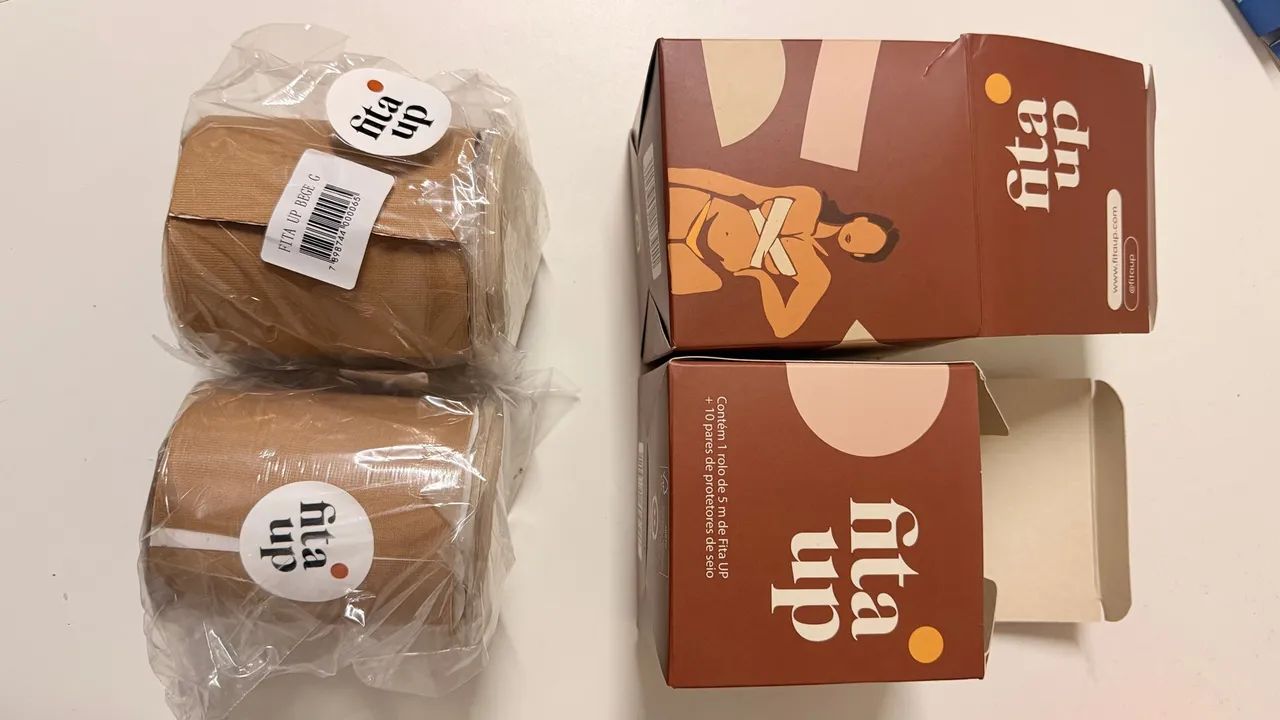 Fita Up - 2 rolos de 5 m e 20 pares protetores - Foto 2
