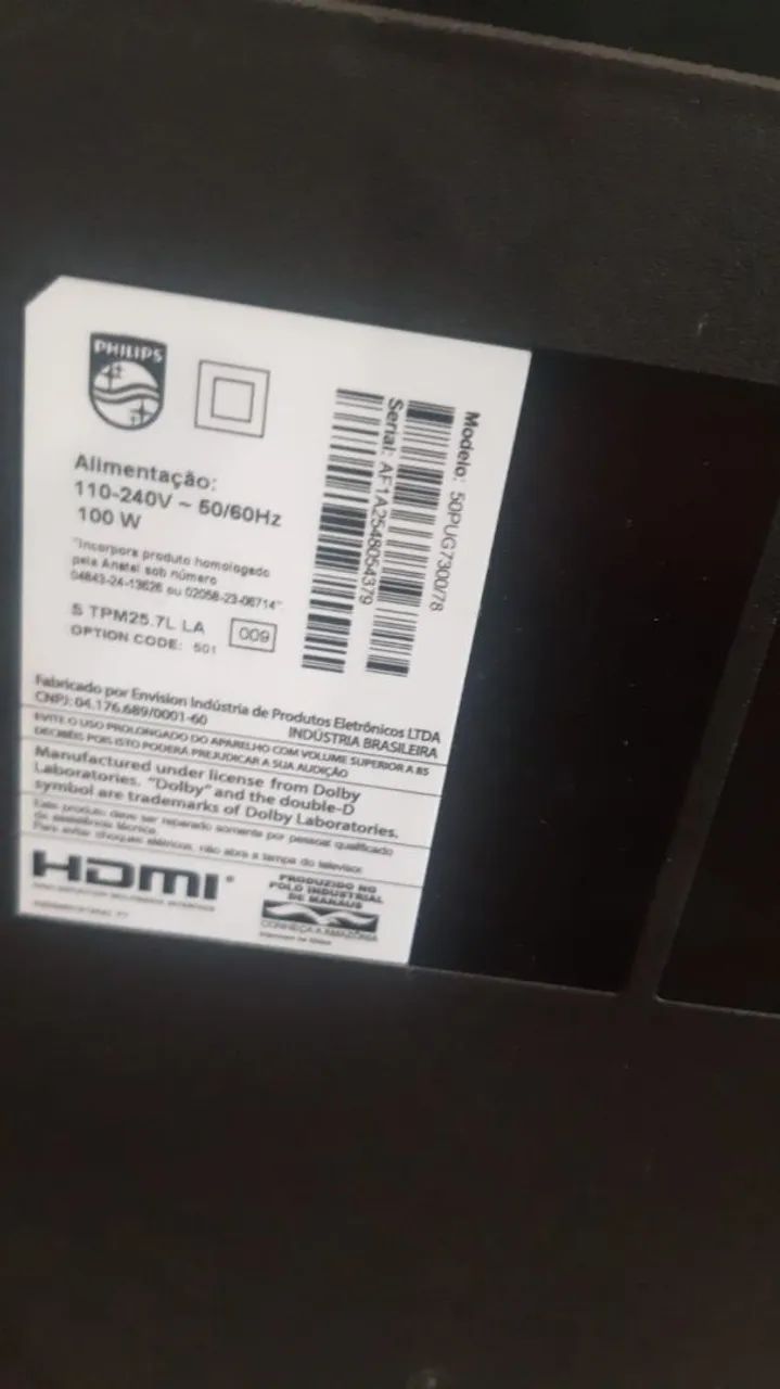 Smart TV Philips de 50 polegadas - Foto 3