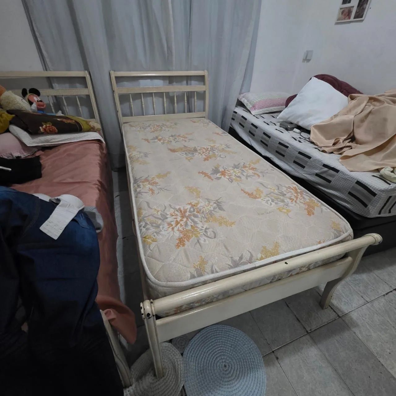 CAMA DE SOLTEIRO DE MADEIRA - 2 Unidades - Foto 3
