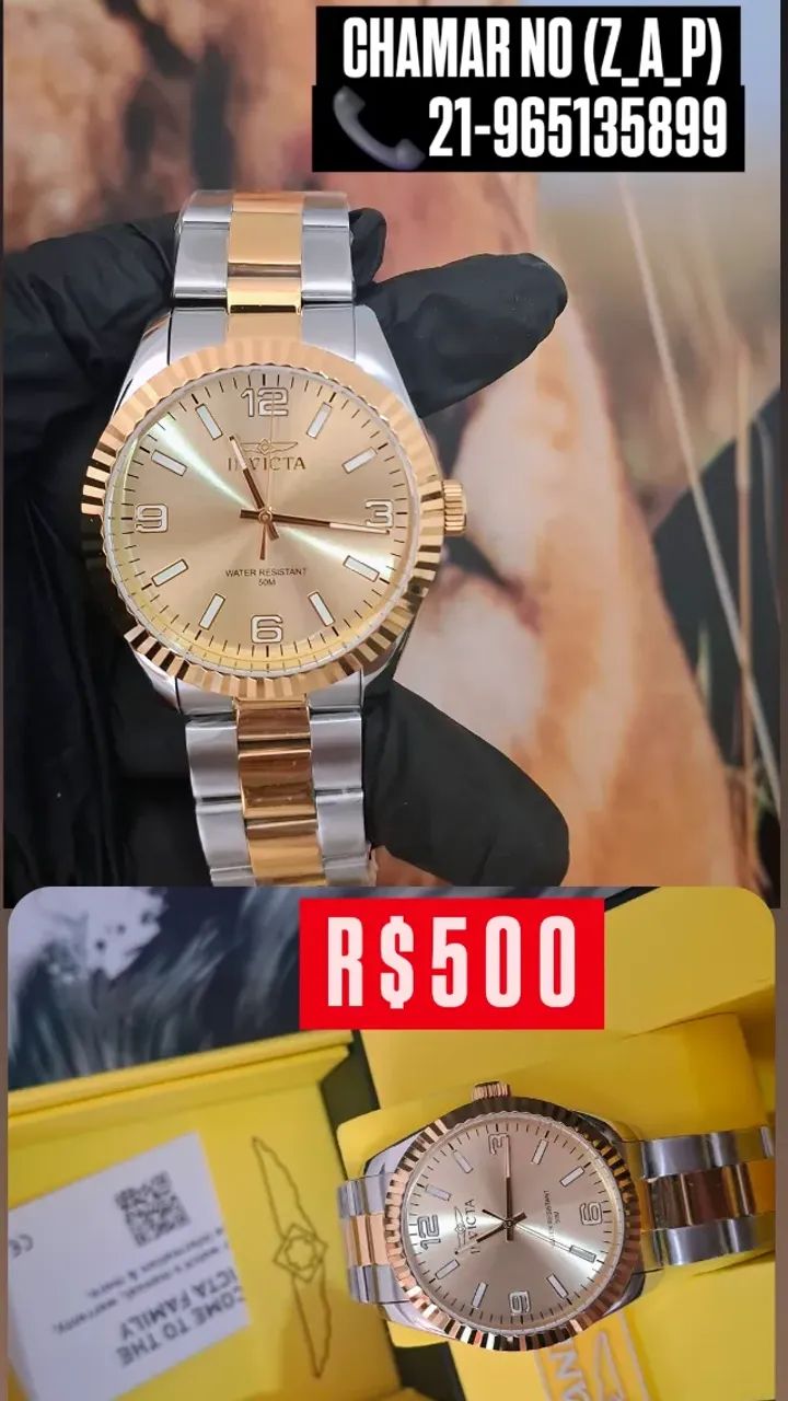 Relógio INVICTA OFICIAL - MODELO N°47457 COM CAIXA E CERTIFICADO 