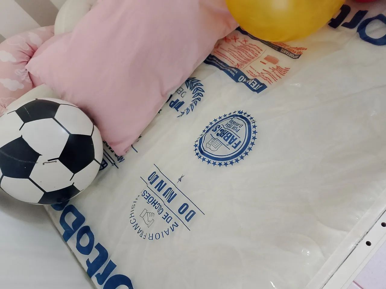 Kit completo de berço com almofadas inclusas - Foto 3