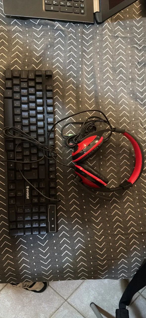 Kit Gamer - Teclado Evolut + Headset com Microfone - Foto 2