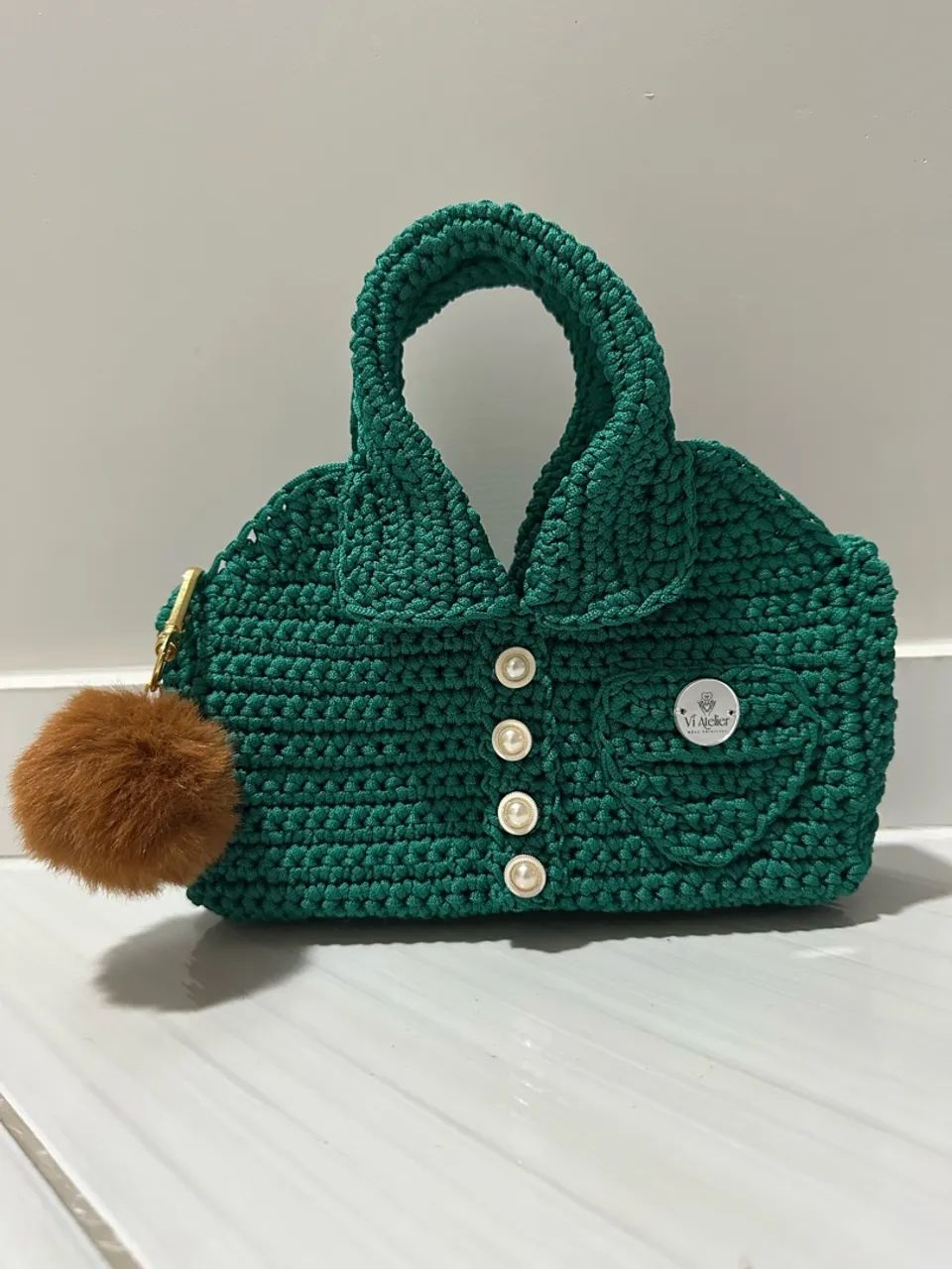 Bolsa Estilosa em Crochê  - Foto 2