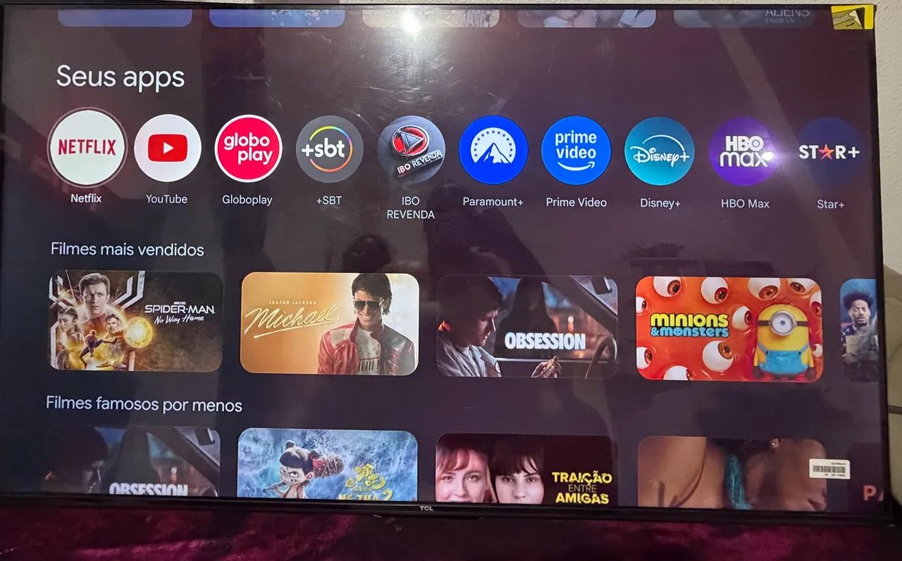 Tv smart TCL 50 polegadas 4k comando de voz  - Foto 5