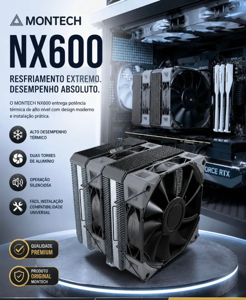Air Cooler Montech NX600