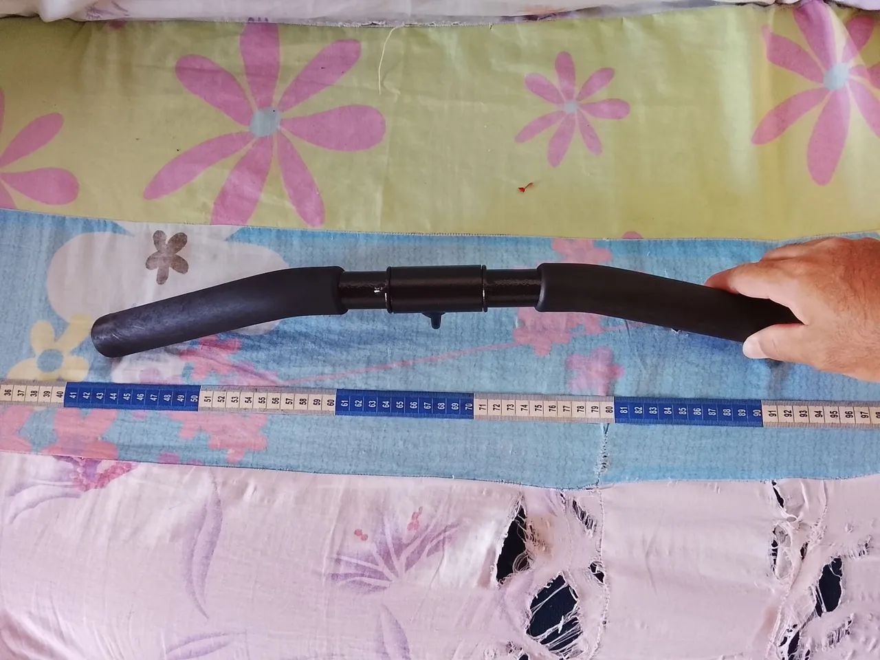 Barra Musculação Curva de 50cm - Foto 5