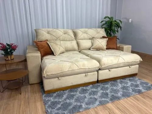 Sofá Retrátil e Reclinável Pleno 2,30m D33 Produto Novo!! Pronta Entrega!! - Foto 3