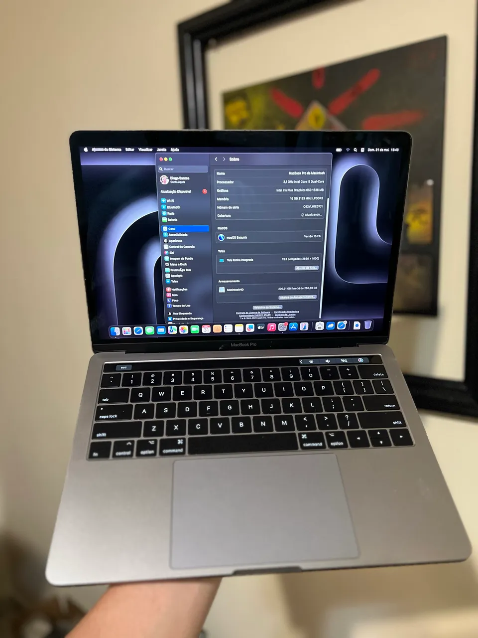 macbook pro 2017 16gb
