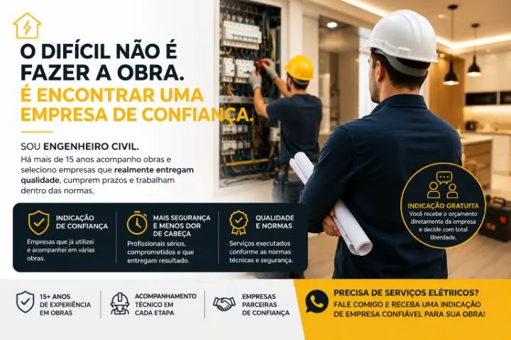 Precisa de uma Empresa de Elétrica? Sou Engenheiro e Posso Indicar