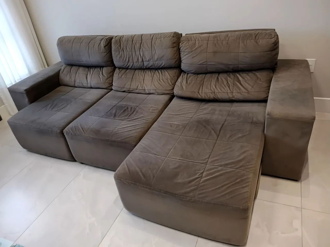 Sofá retrátil com 2,90 m de largura  - Foto 3