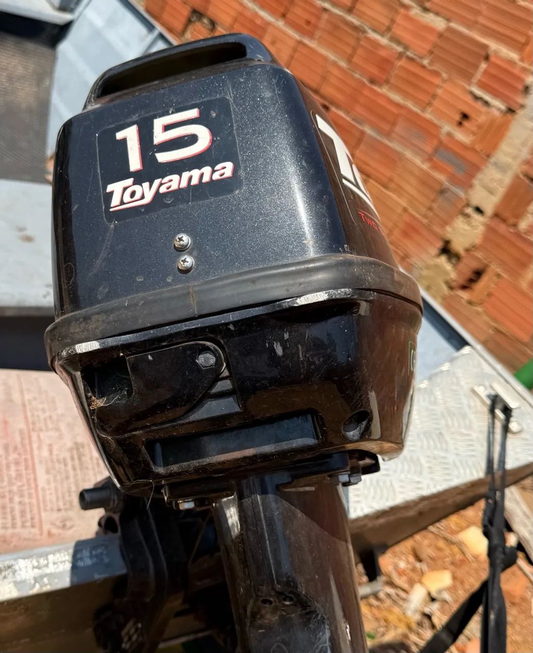VENDO CANOA COM MOTOR DE 15 TOYAMA - Foto 4