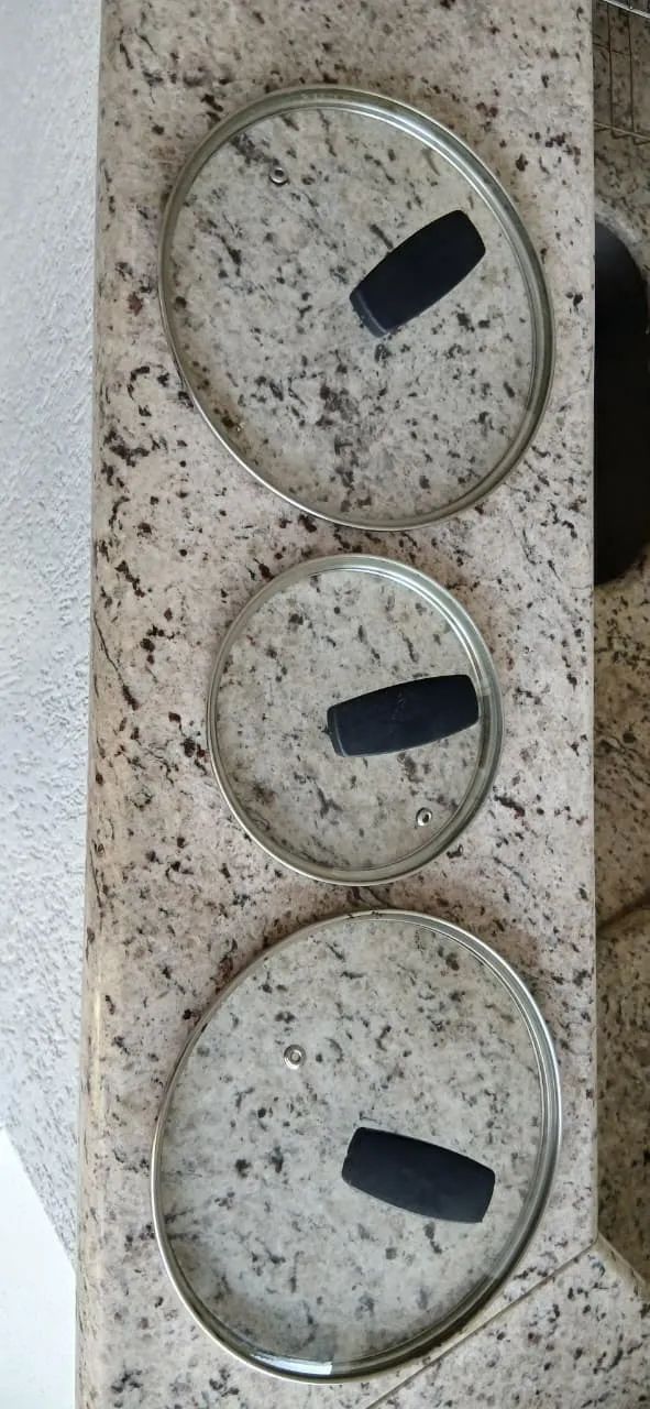 Conjunto de Panelas para Indução - Completo com Tampas - Foto 2