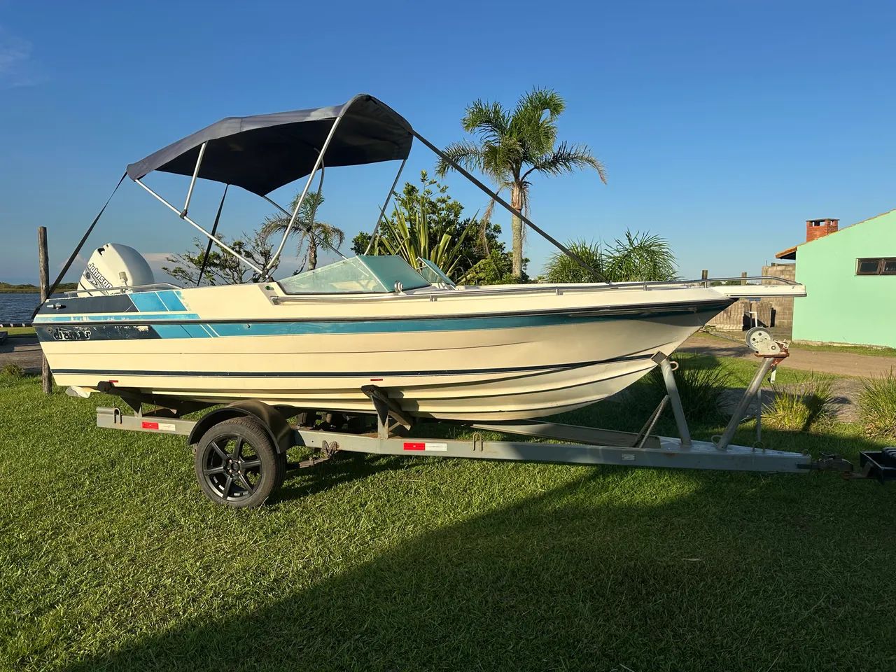 Lancha diamar 18 pés 