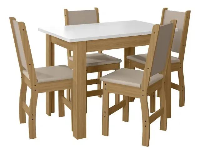 Mesa de jantar 4 cadeiras entrega rápida - Foto 2
