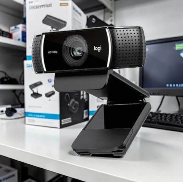 Webcam para Computador - USB com Microfone