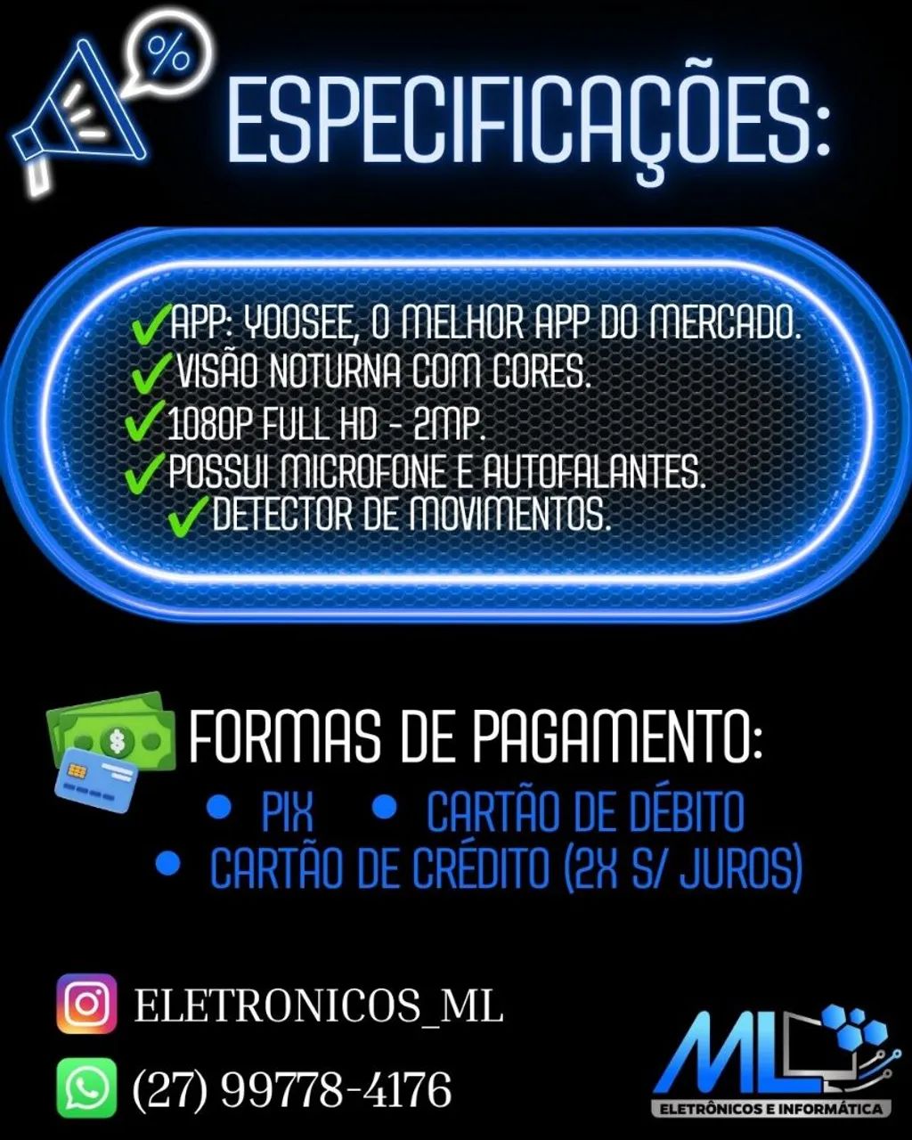 Câmera Wifi - Foto 2