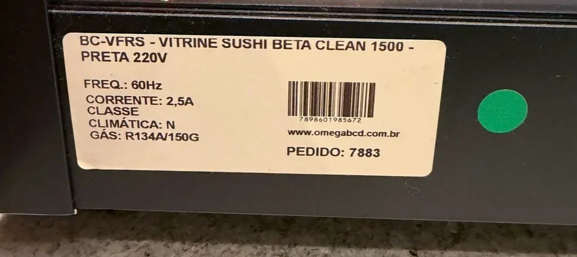 Vitrine para Sushi sem uso - Foto 2