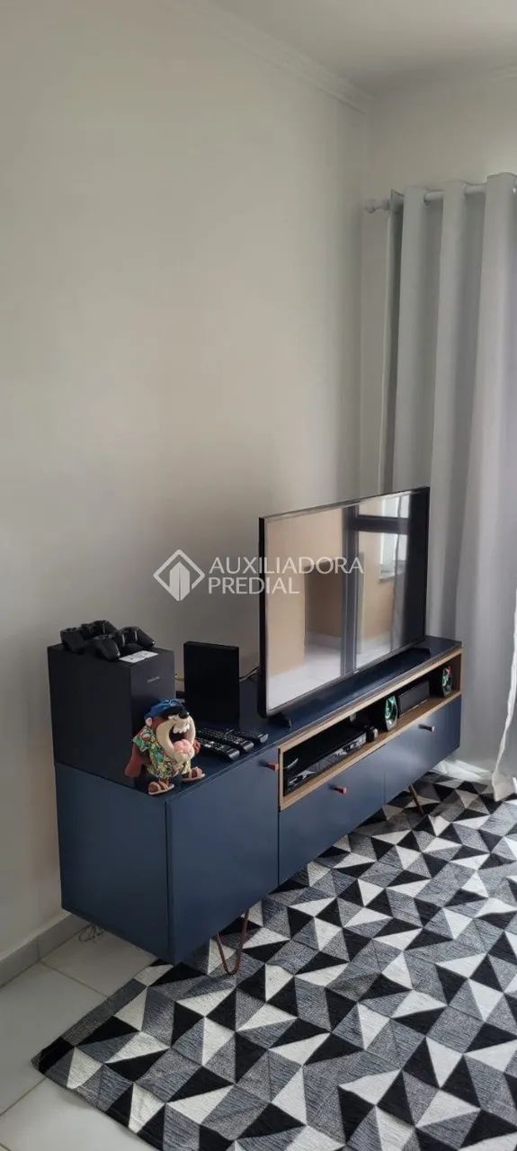 Apartamento mobiliado de 2 dormitórios com sacada e churrasqueira em Vargem Grande - Foto 4