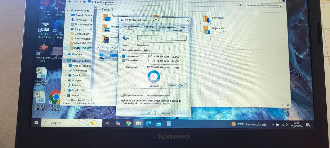 NOTEBOOK LENOVO INTEL SSD112GB R$999,00 - Foto 4