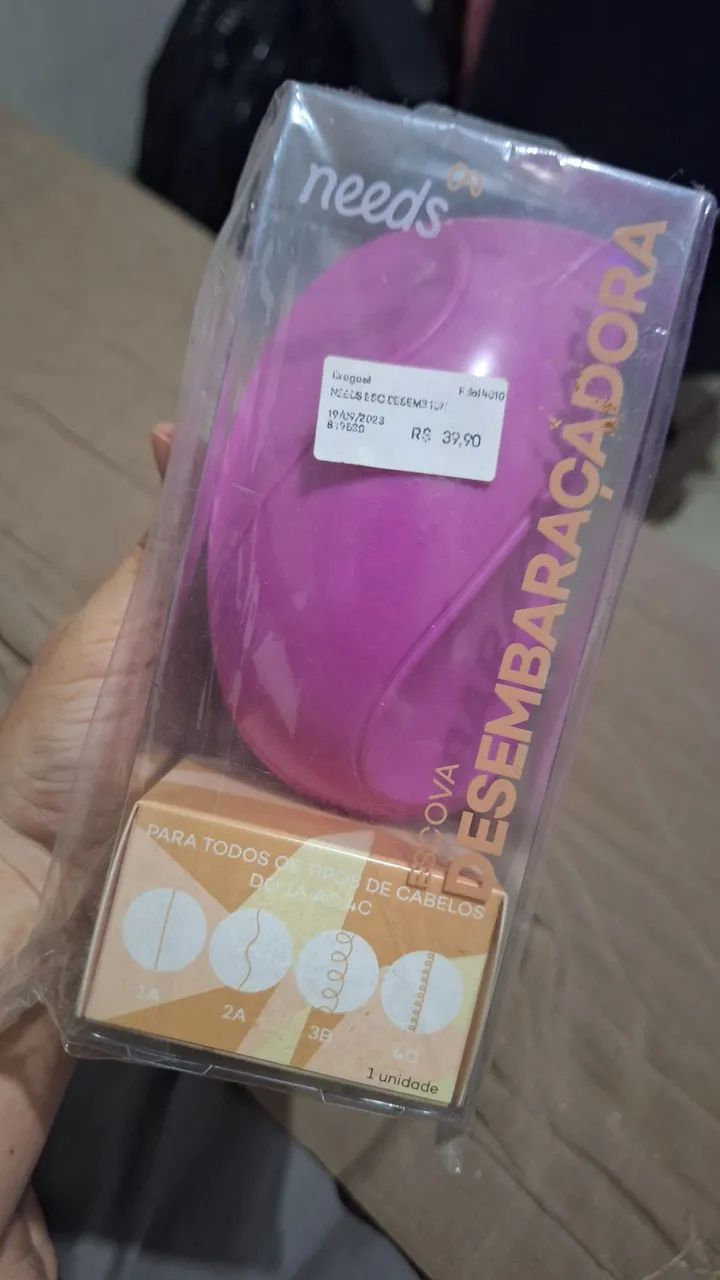 Escova de cabelo desembaraçadora needs - Foto 2