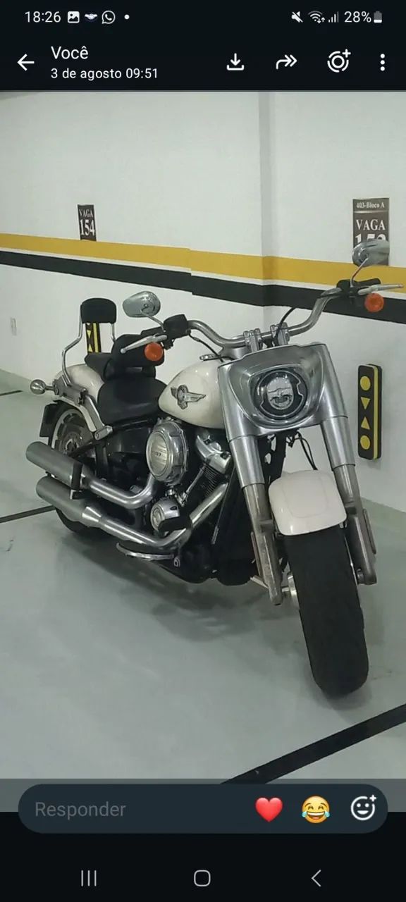 Fat boy 2018 com 7.000 km - Foto 2