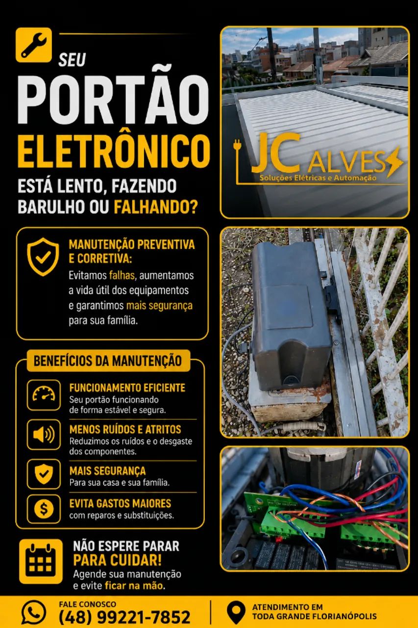 Instalação e Manutenção de Portão Eletrônico 
