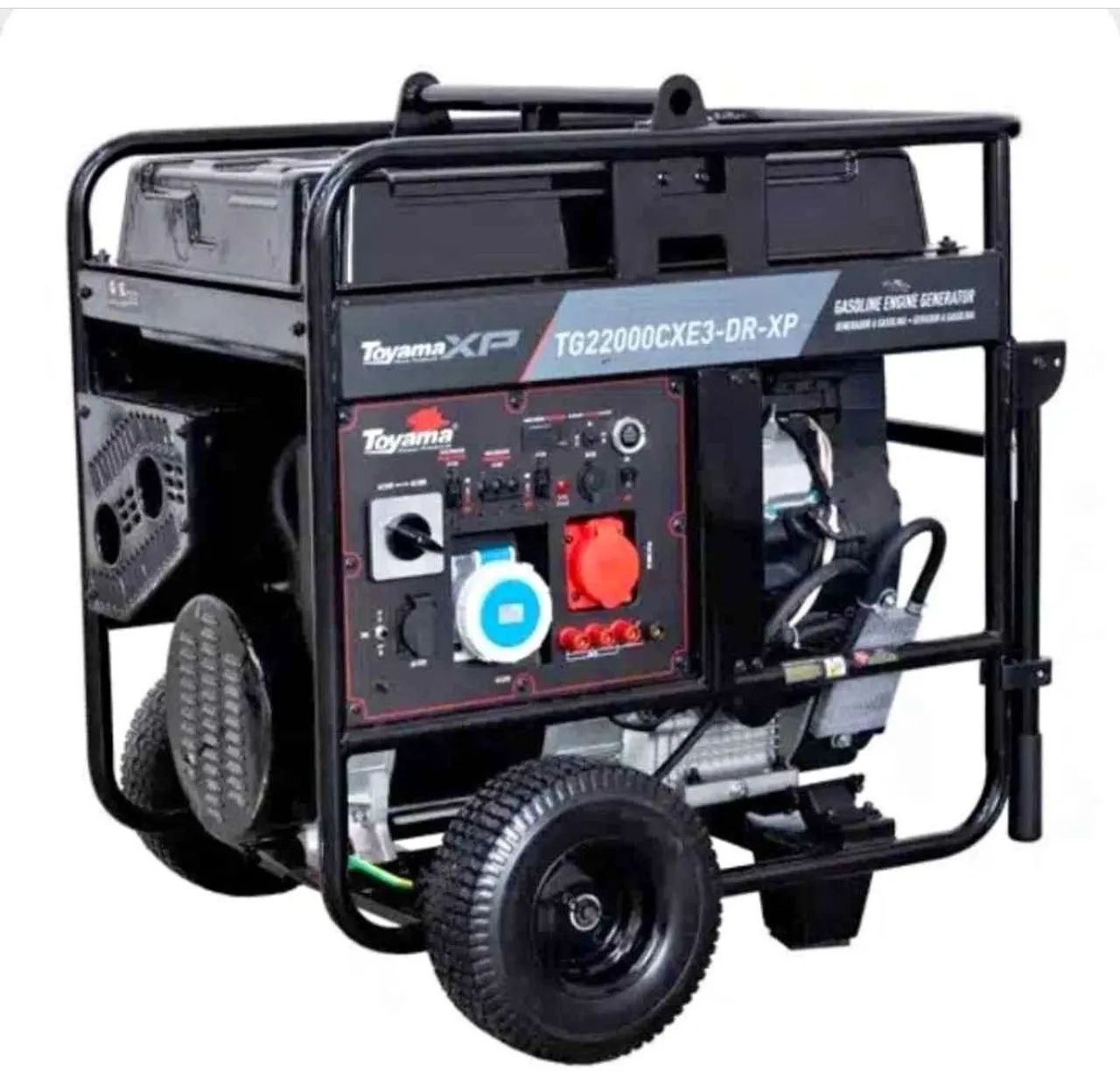 Gerador a gasolina TOYAMA 22KVA trifásico.