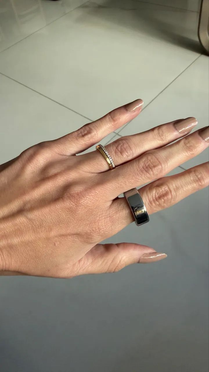 Oura Ring 4 - TAM 6 - Silver - Foto 3