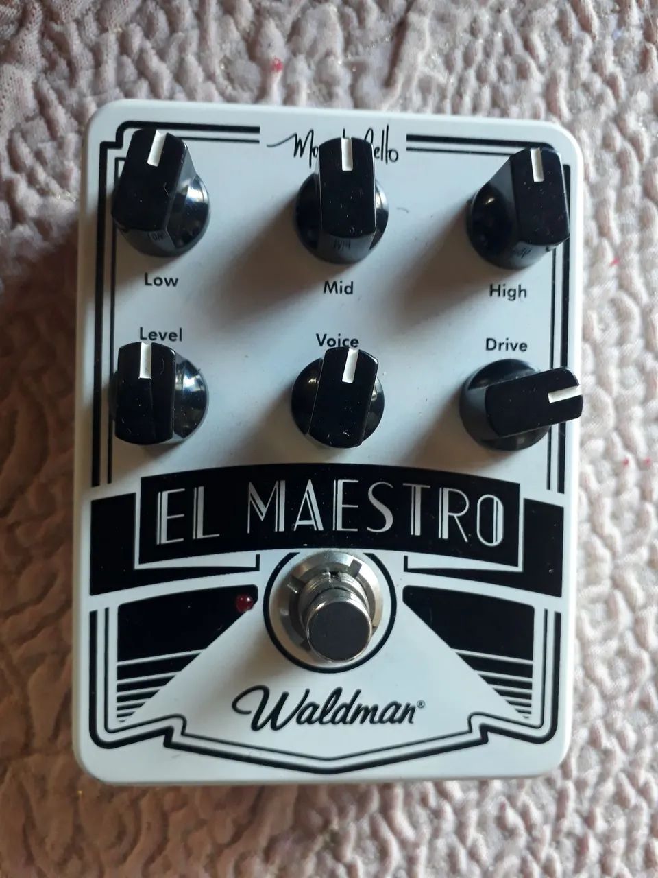Pedal distorção waldman 