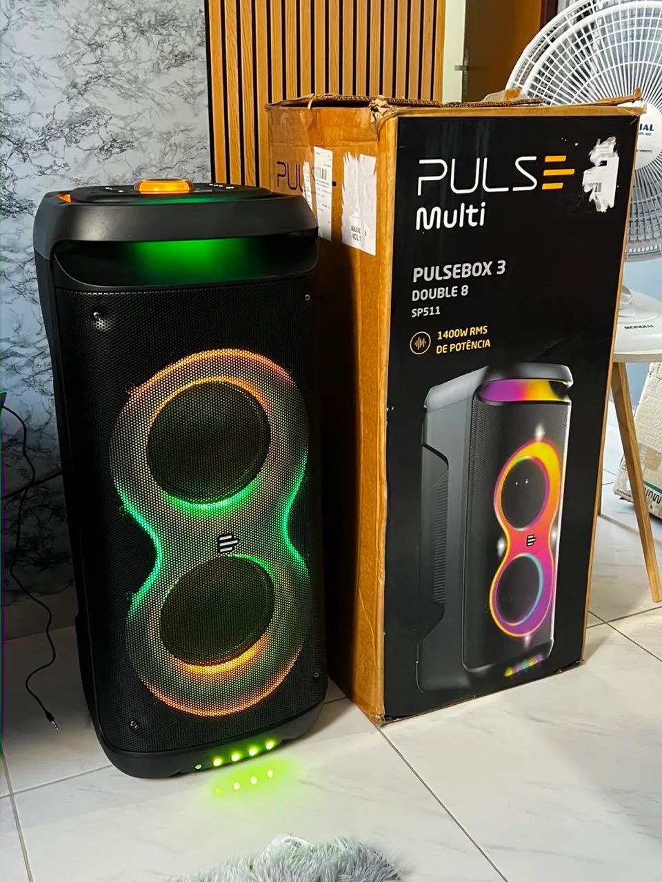 Caixa de som PULSE BOX 3