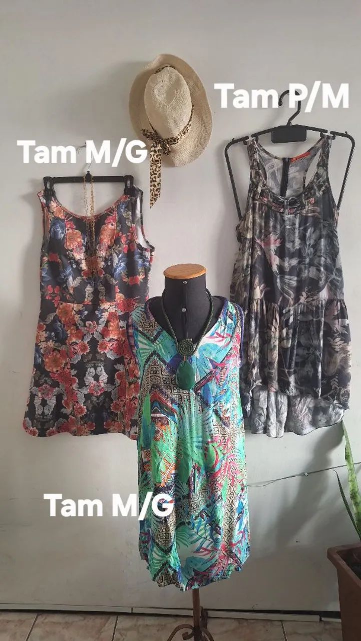 Lote de 20 Vestidos tamanhos variados - Foto 3