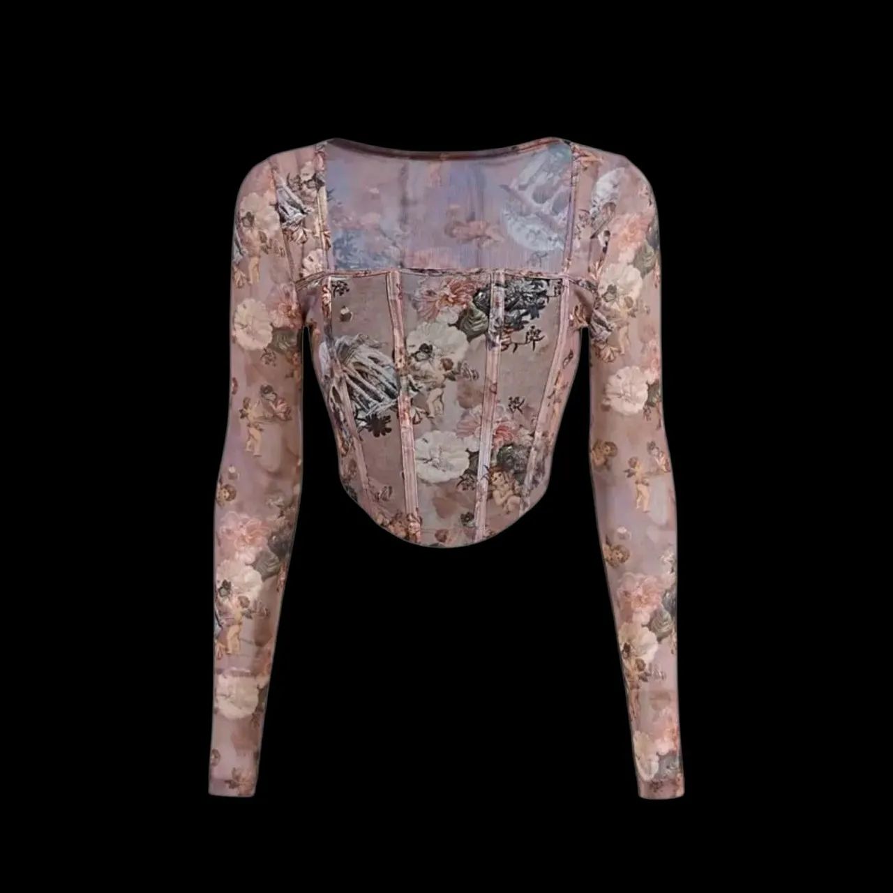 Blusa de manga 