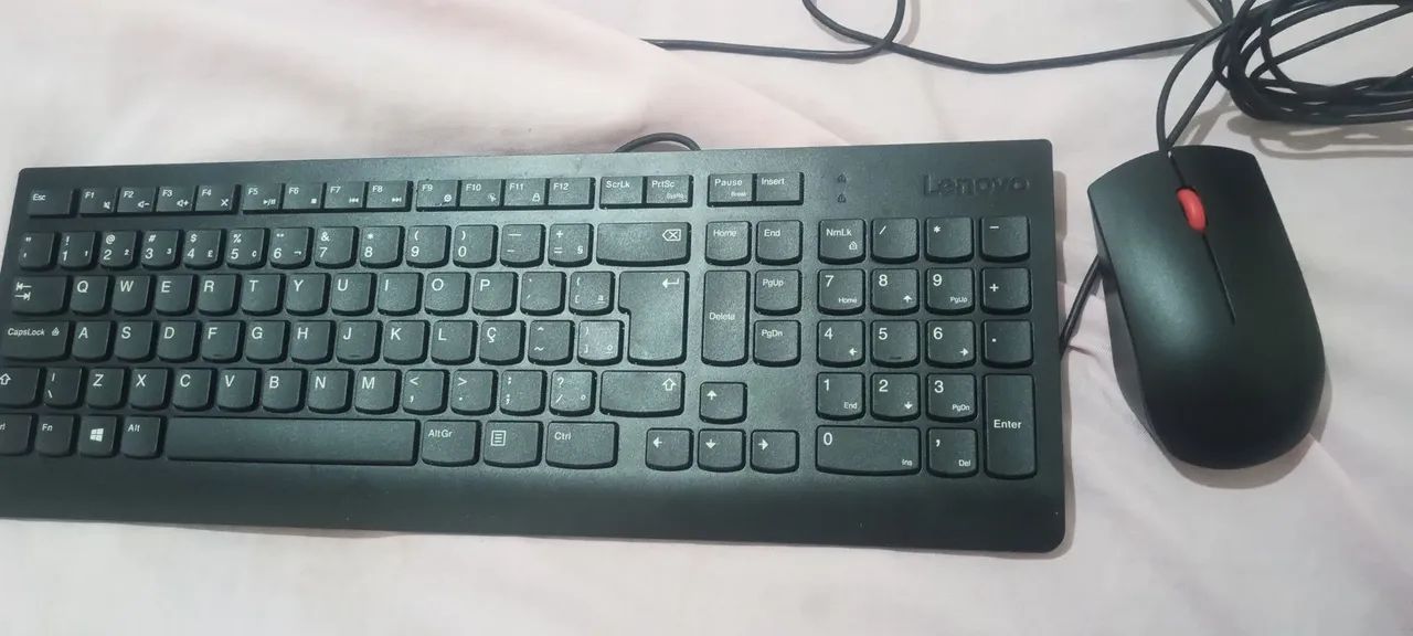 Mouse e teclado Lenovo ( qualidade e excelente)