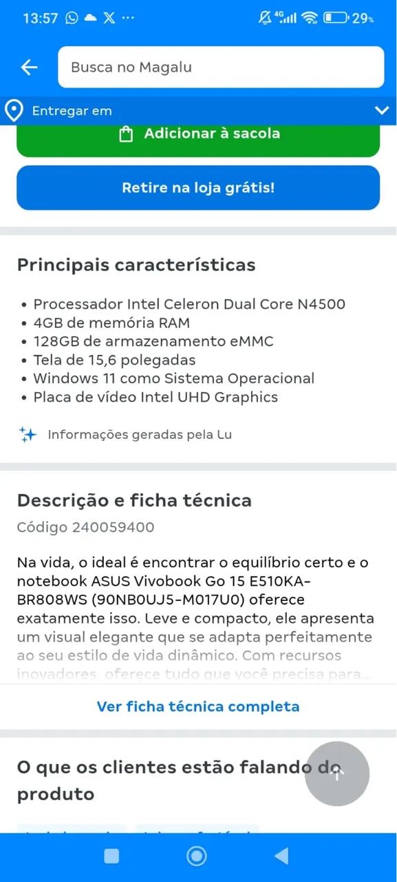 Notebook asus - Foto 4