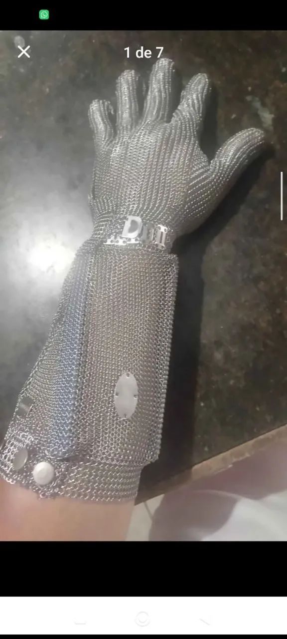 Luvas de dessoça cano longo tamanho M e G  - Foto 5
