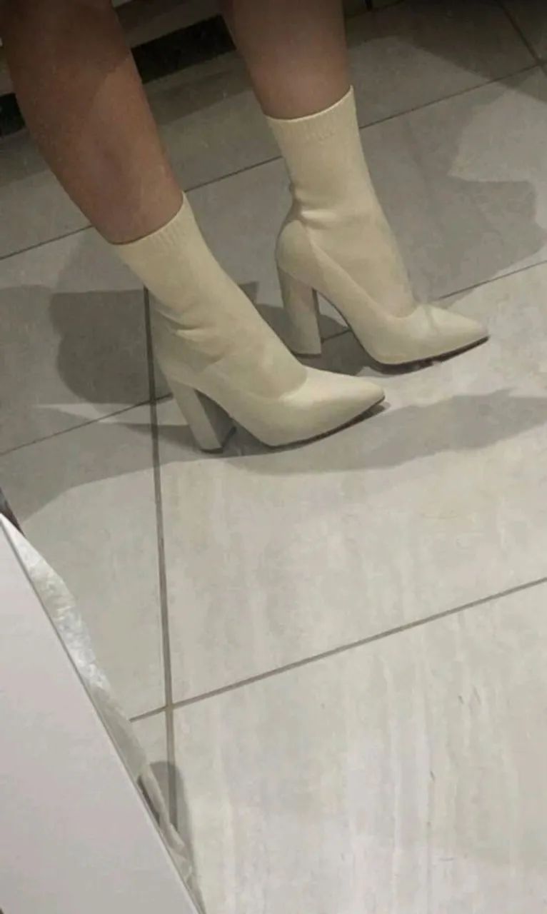 bota cano alto elástico - Foto 3
